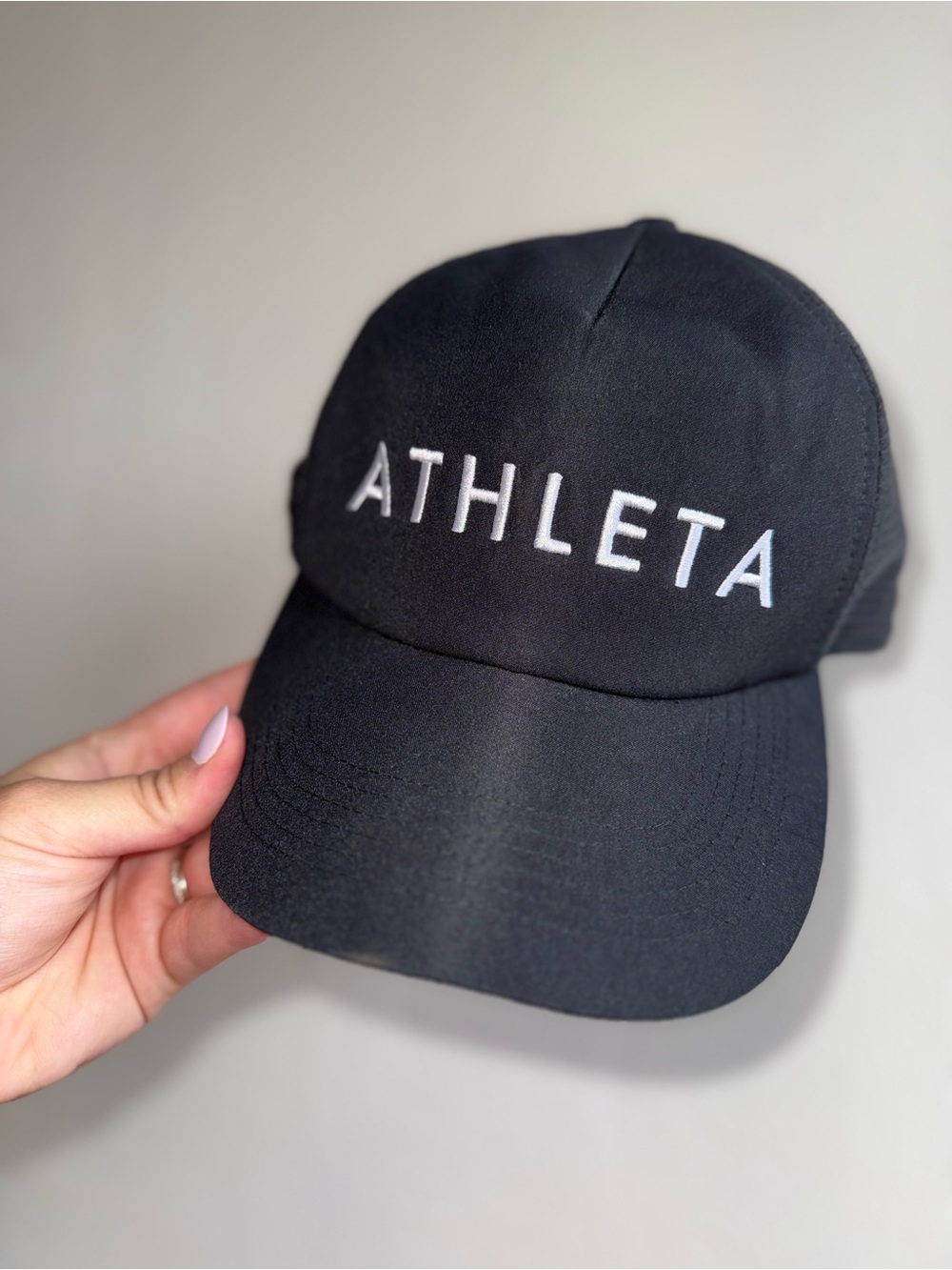 Athleta (One Size) Black Sporty Hat